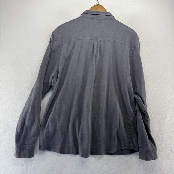 Marine Layer Shirt Men's XL Gray India Ink Stretch Selvage Long Sleeve Pocket - Picture 7 of 10